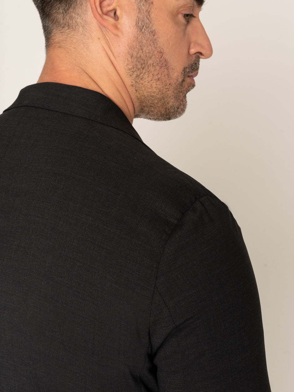 Sacou Office & Business Barbati Gri închis Lazio Lână Vitale Barberis BMan428 (7)