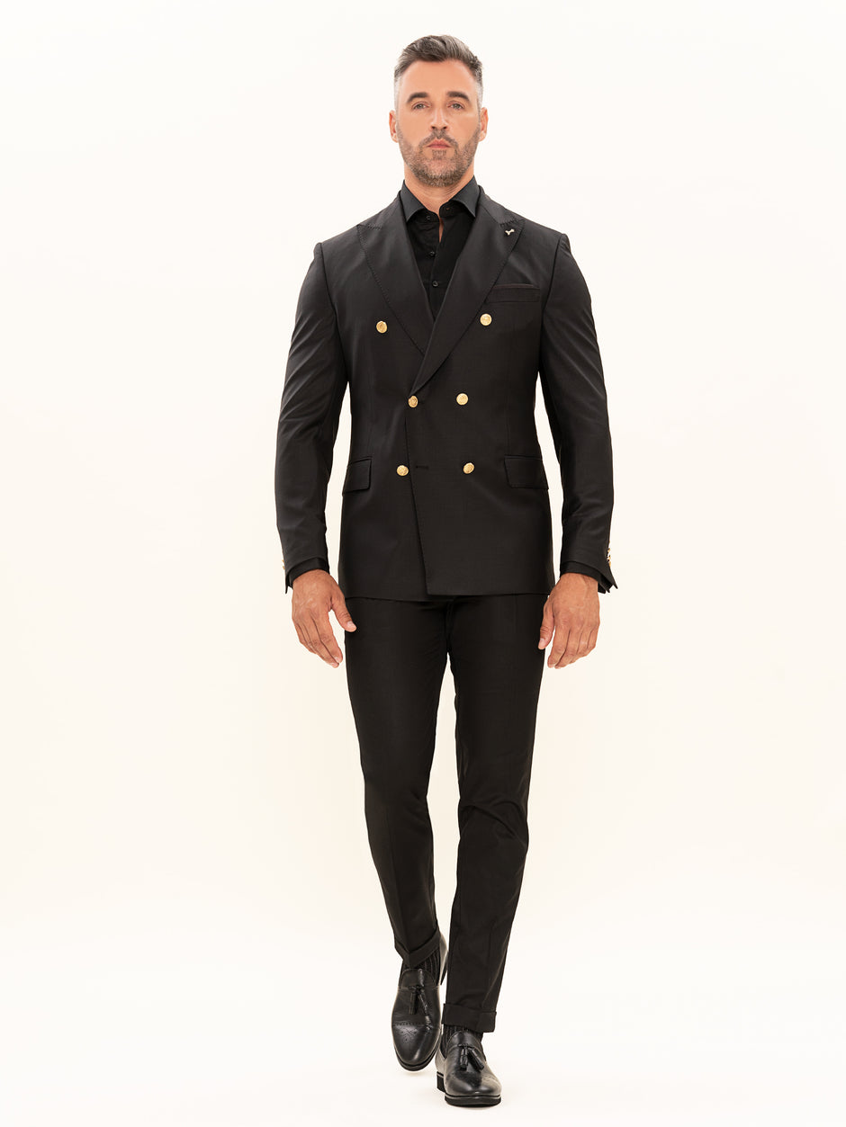 Sacou Barbati Negru Regal BMan399 (6)
