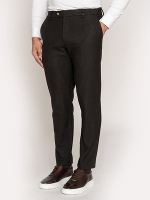 Pantaloni Office Barbati Confortabili Maro Inchis Essentials Comfort BMan615