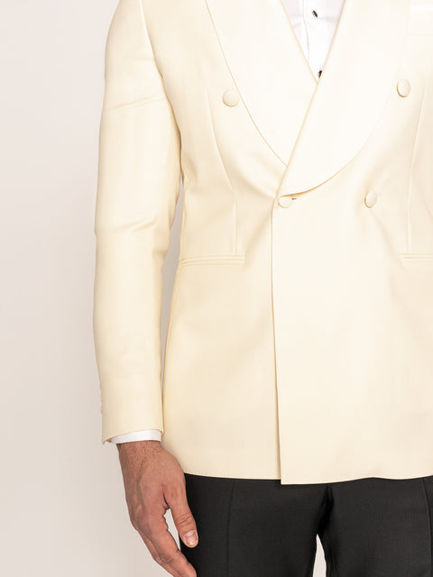 Costum Barbati Ceremonie Alb Pearl din 100% Lana Vitalis Barberis BMan344 (6)