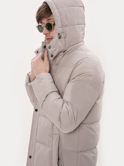Geacă Parka Gri Casual Bărbați Iarnă Tip StreetWear BMan0203 (4)