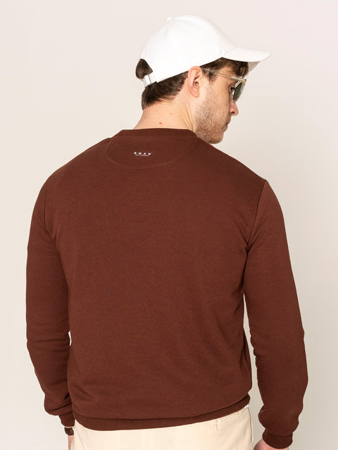 Pulover Barbati Maro Sweater 100% Bumbac Natural BMan527 (6)