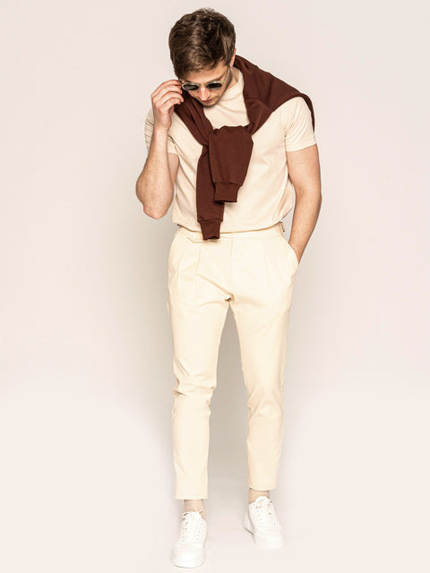 Pulover Barbati Maro Sweater 100% Bumbac Natural BMan527 (7)