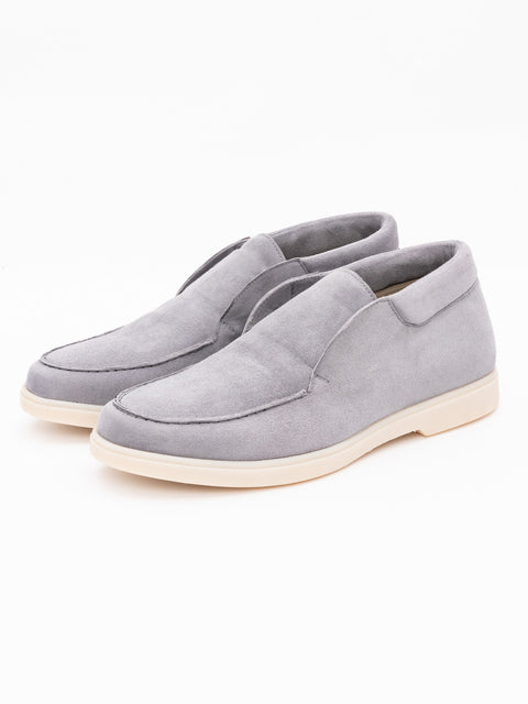 Semighete Barbati Primavara Gri Sky Model Chukka 100% Piele Nubuc BMan141 (3)