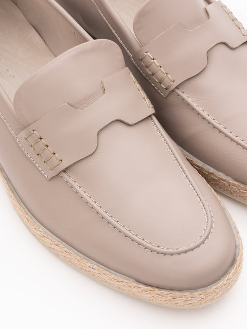 Mocasini Barbati 100% Piele Naturala Bej Penny BMan210 (6)