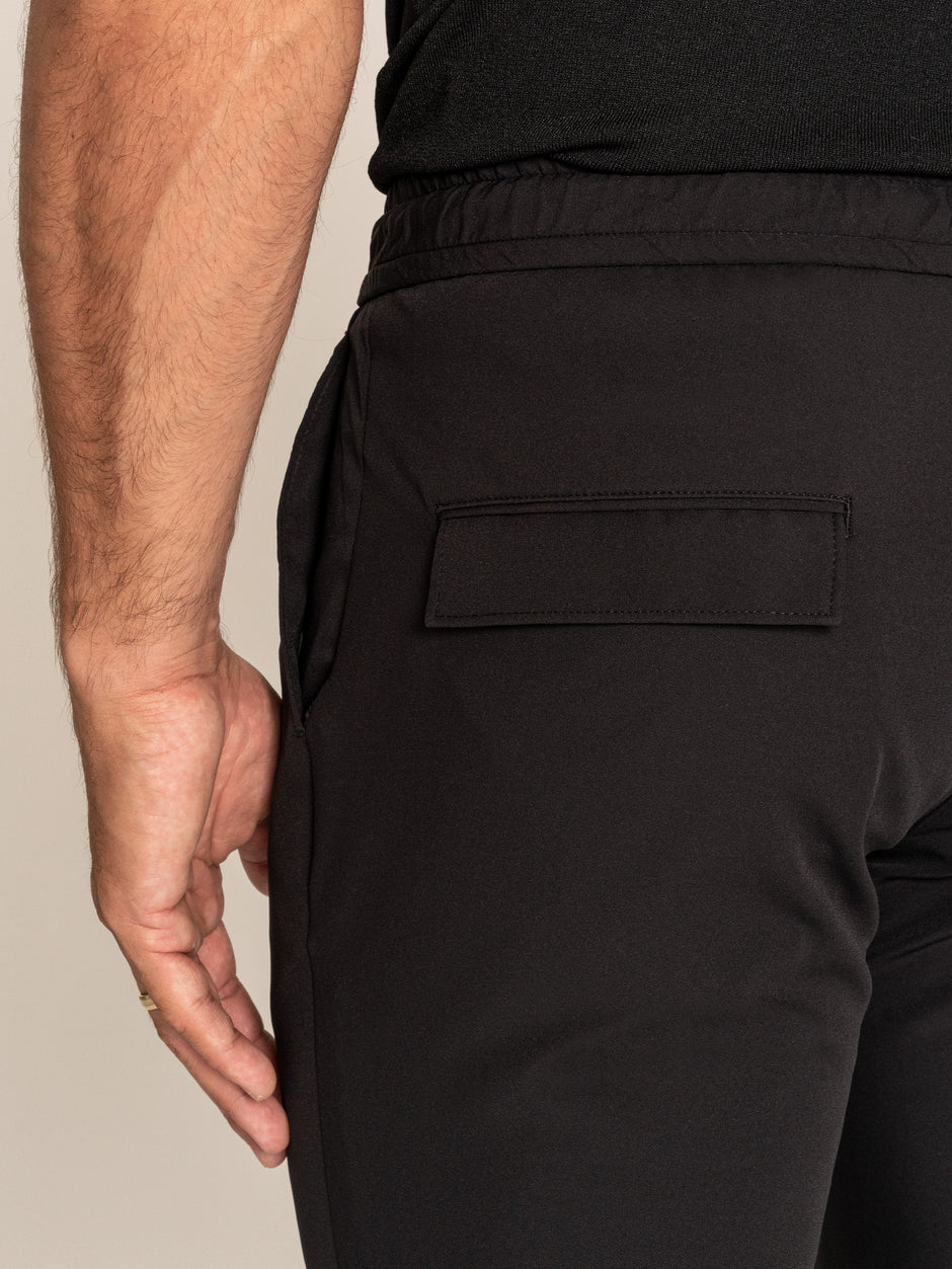 Cu Snur Barbati Negri Elastici Flexo Din Spandex Milano BMan598 (6)