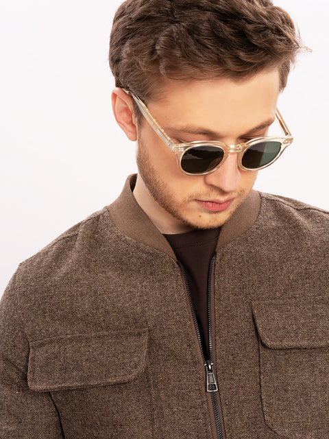 Geaca Model Bomber Maro Design Tweed BMan0176 (4)
