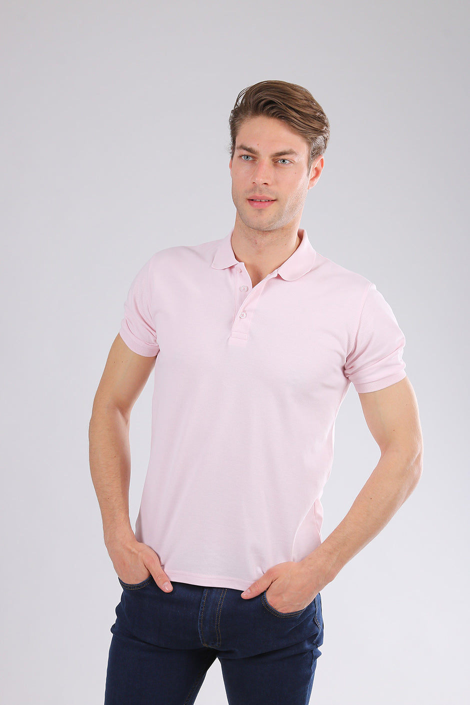 Tricou Polo Roz - BMan257 (3)