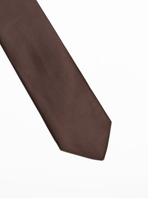Cravata Barbati Eleganta Simpla Maro Cafenie BMan910 (2)