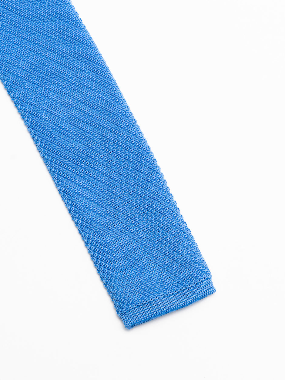 Cravata Barbati Albastru Blue Tricotata Imprimeu Oxford BMan890 (2)