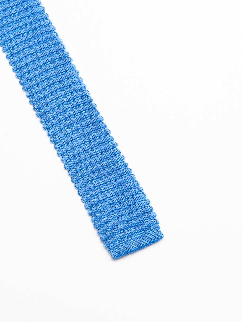 Cravata Barbati Albastru Blue Tricotata Imprimeu Oxford BMan890 (3)