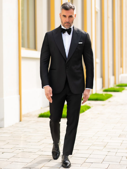 Tinuta Mire Smoking Barbati Negru Formal Essential Gala & Ceremonie BMan1005 (1)