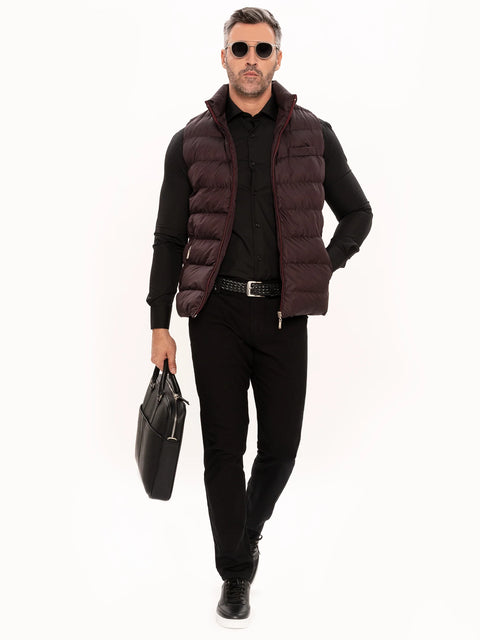 Camasa Barbati Simpla Neagra 100% Bumbac Natural  BMan764 (2)